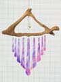 Large Tinkly Winkler glass wind chimes.